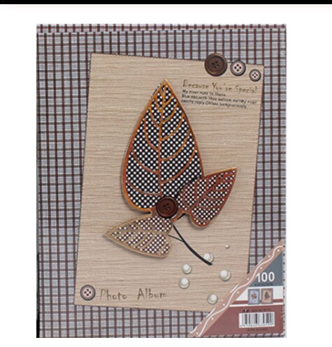 6-inch Intert Photo Album 200 Pages 4D Large Scrapbook Paper Baby Family Scrapbook Albums Wedding Foto Album Scrapbooking Album: black