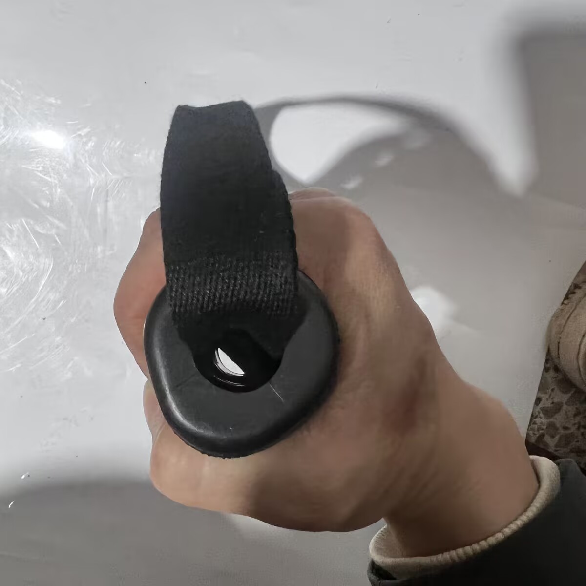 Mango de lucha para brazos – Versión para mano derecha/izquierda – Accesorio de polea de agarre ergonómico para bíceps y resistencia al muñeca
