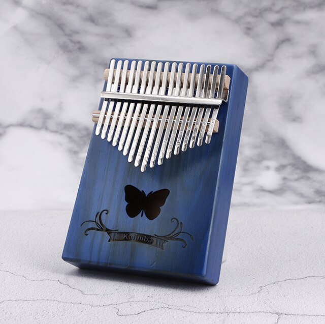 Kalimba 17 key thumb piano mbira Kalimba finger strumenti musicali per pollice portatile piano mogano calimba giocattolo per bambini: H