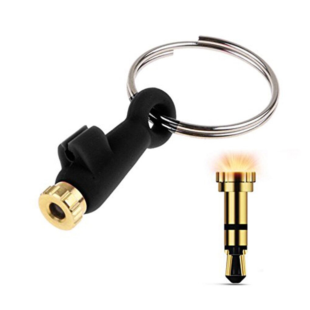 oben Mini Infrarot Drahtlose Fernbedienung Für Telefon 3,5mm Aux Jack Universal- Clever Infrarot Fernbedienung für iPhone 5 6 6s: Schwarz
