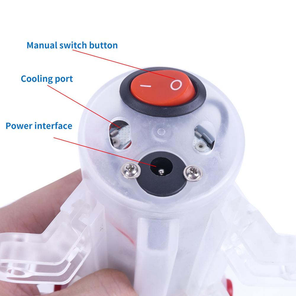 12V 70W 6L/m Food Grade Diaphragm Pump Liquid Canning Machine High Pressure Pump Self-Priming Manual Switch Button