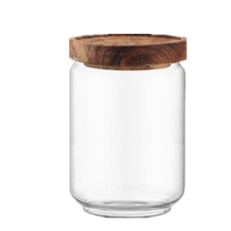 Bouteilles de rangement en verre avec couvercle | Bocal de rangement des aliments pour la cuisine, bocaux à épices maçon, boîte de rangement des bonbons, boîte de rangement pour la cuisine