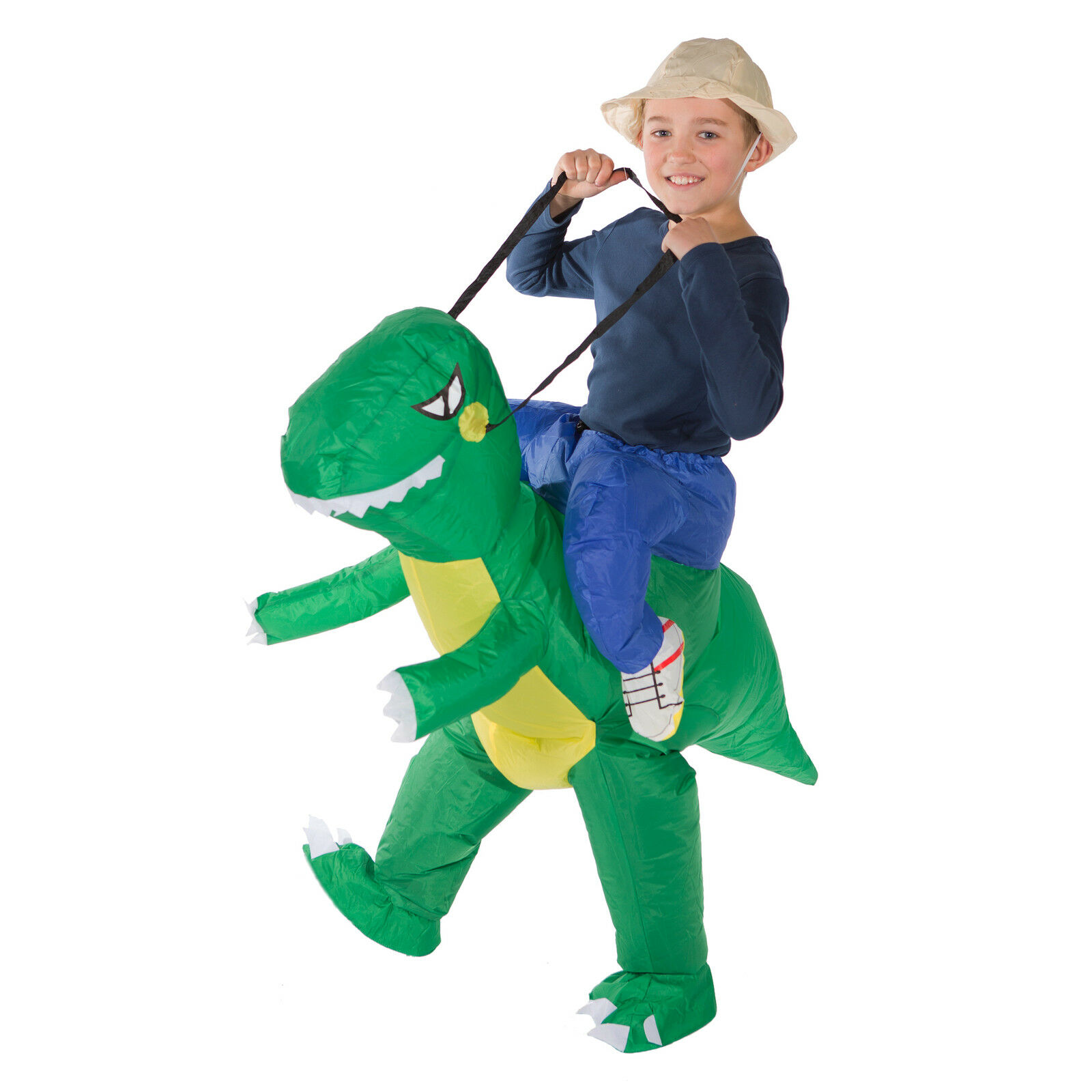 Lapset lasten lapset puhallettava dinosaurus eläin maskotti puku peli juhla fancy mekko halloween: Default Title