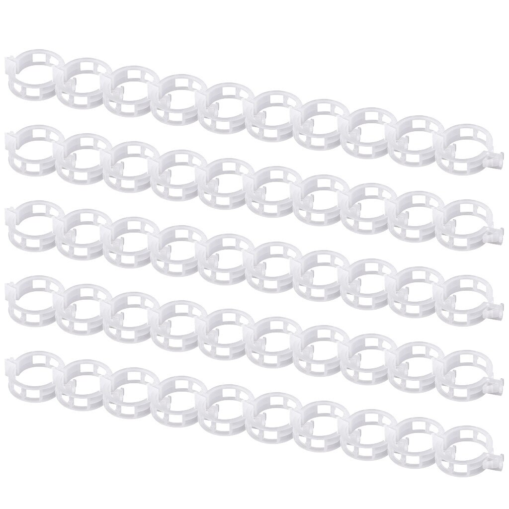 100pcs Artificial Plant Clip Hami Melon Clip Plastic Vine Tether Clip Vine Clip Bonsai Flower Cucumber Grape Rattan Supports: Default Title