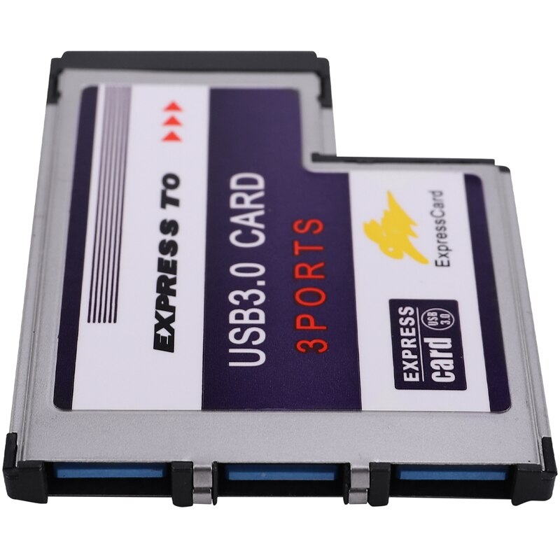 3 Port Binnenkant Usb 3.0 Naar Express Card 54Mm Adapter Converter Chipset FL1100