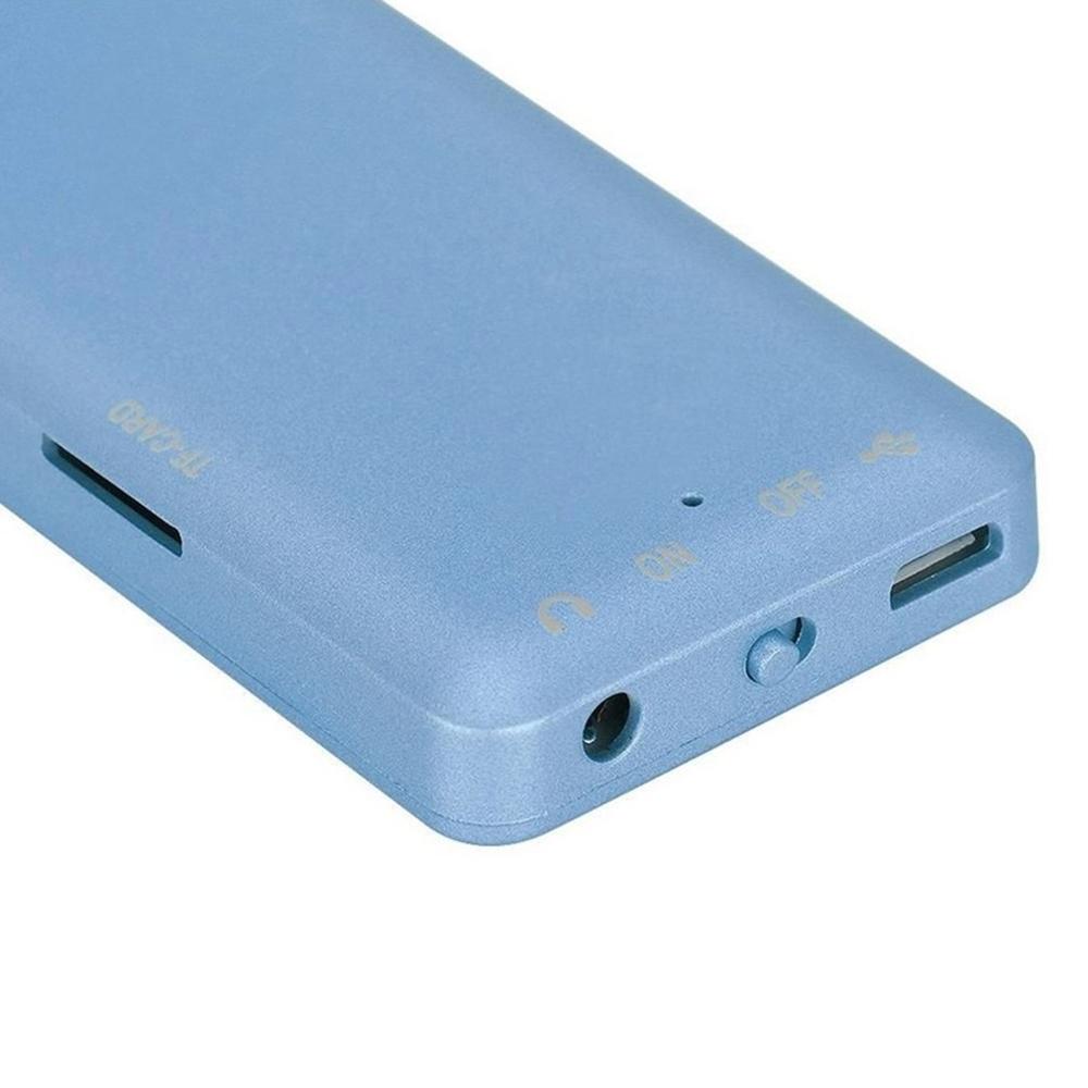 T1 Wireless Lightweight MP3 MP4 Music Player With Screen Ultra-thin Portable Mini Player Adjustable Mode Button Type
