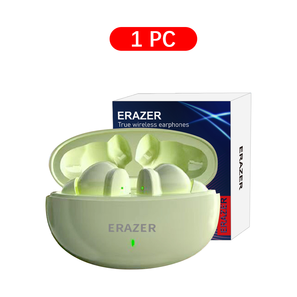 Original Erazer Bluetooth Earbuds Wireless Headphones Gaming Music Earphones Sport Headsets With Microphone: black