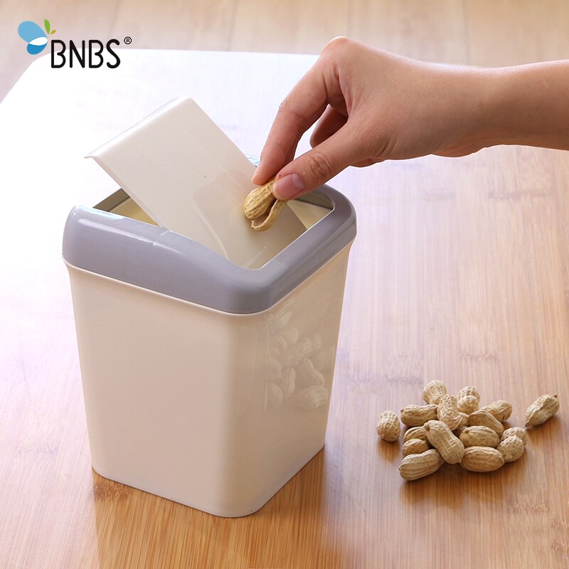 Rolling Cover Type Kleine Prullenbak Recycling Afval Bin Vuilnis Papiermand Badkamer Prullenbak Vuilnis Container Bakken
