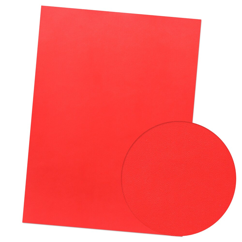 Ibows 22*30cm keinonahka kangas ompeluun keinotekoinen nahka arkki pu itse laukku kengät materiaali hademade kangas: Punainen