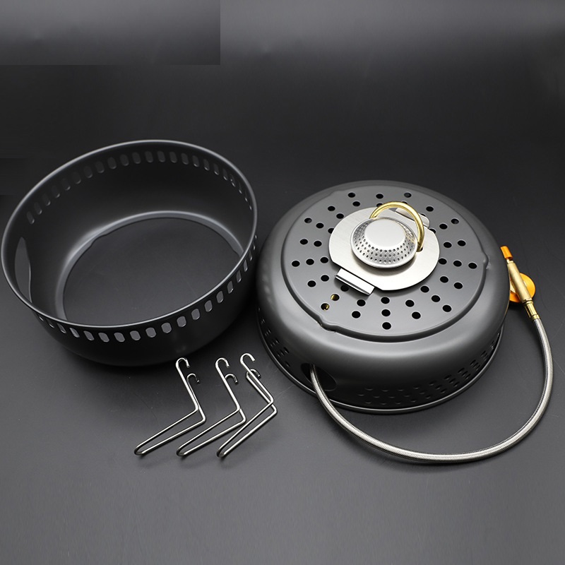Juego combinado de utensilios de cocina para estufa de Camping BL100-Q1xb, olla de cocina, sartén
