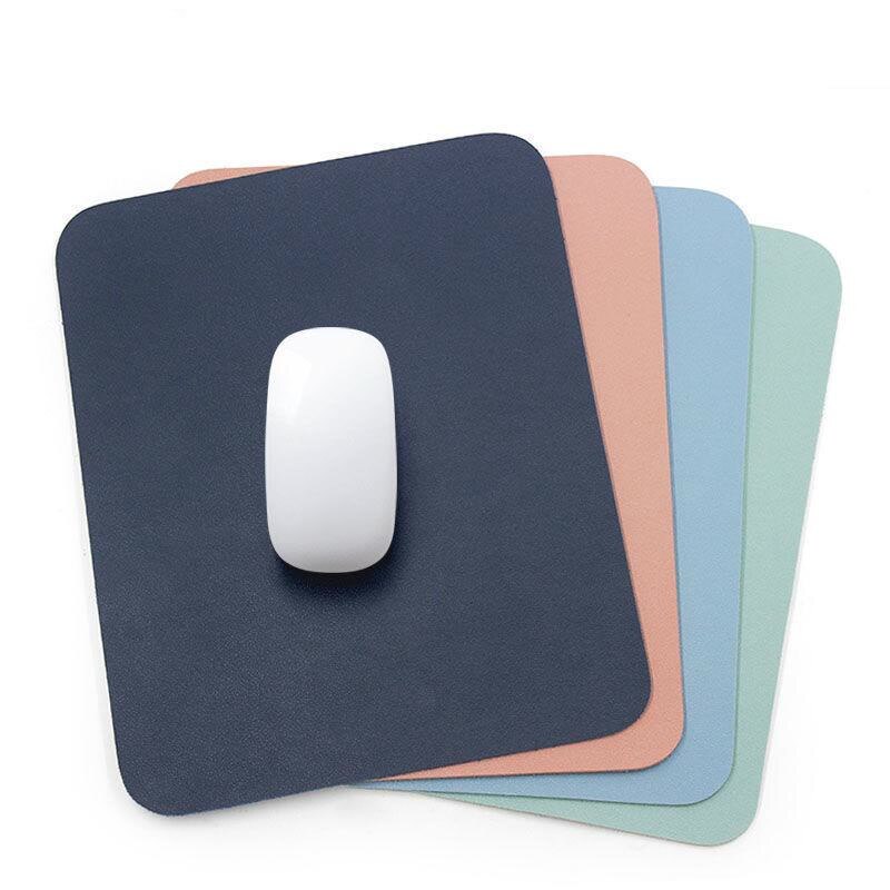 21X25Cm Muismat Mini Waterdichte Pu Lederen Deskpad Leuke Bureau Matten Laptop Muis Mat Toetsenbord Desktop Protector kantoorbenodigdheden