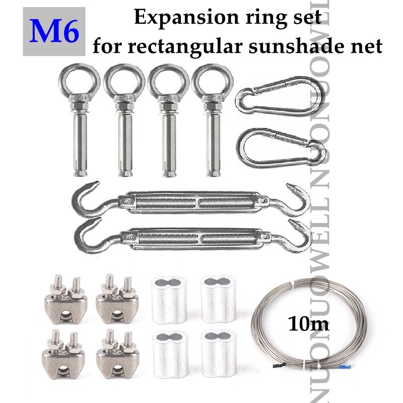 Beautiful Garden Sun Shade Sail Rectangle Waterproof Awning For Outdoor Garden Beach Camping Patio Pool Car Sunshade Sails: Set B