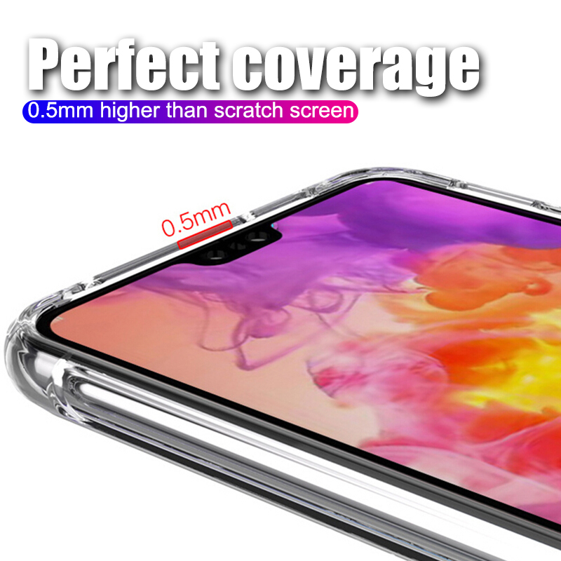 Coque souple de luxe pour Huawei P20 P30 Lite Pro, étui de protection Transparent Mate 20 30 Lite Honor 20 Lite pro, coque arrière en Silicone