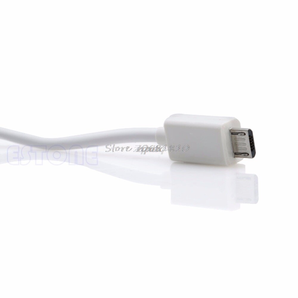 Cable de carga USB 10 pies 3M Micro alimentador para PS4 Xbox One, controlador blanco Z09,