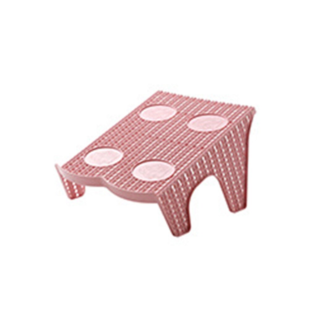 1Pcs Shoe Slots Double Layer Plastic Space Saver Holder Shoes Storage Box Organizer Stand Holder Household Organizer Supplies: Pink