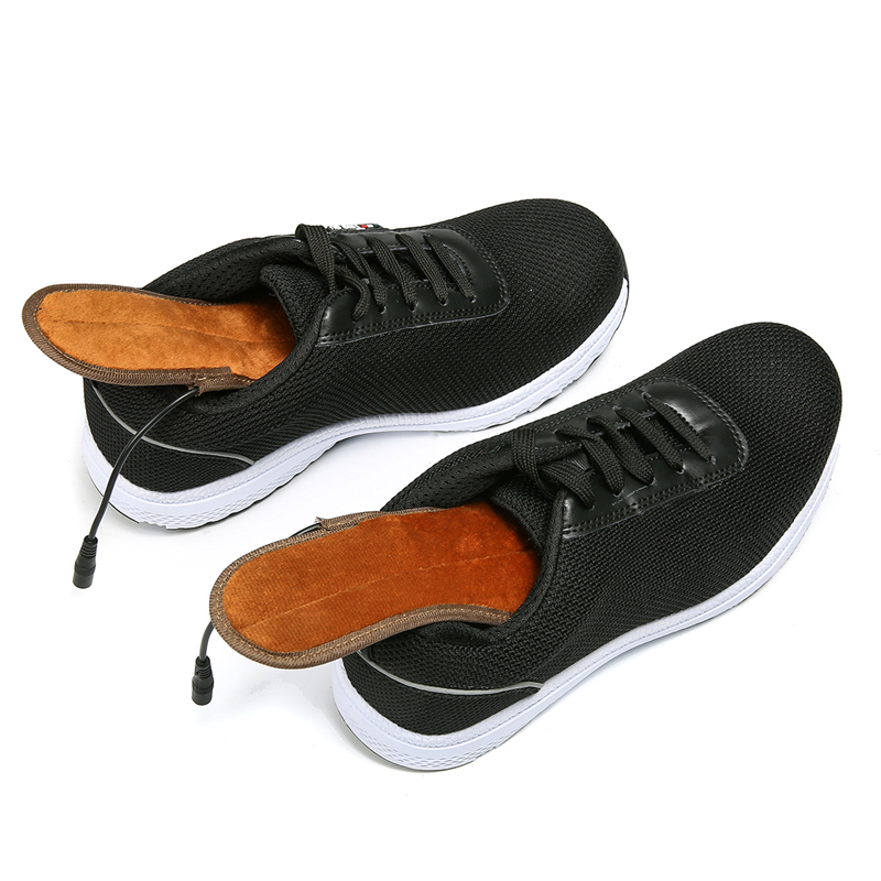 36-45 yards unisex usb genopladelige elektriske opvarmede sko indlægssåler til vinter varmere opvarmning fodpuder opladning varmesål