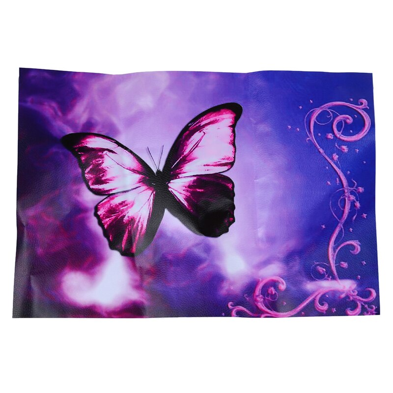 Purple Butterfly Flower Swirl Decorative Sticker Decal for 14 Laptop PC: Default Title