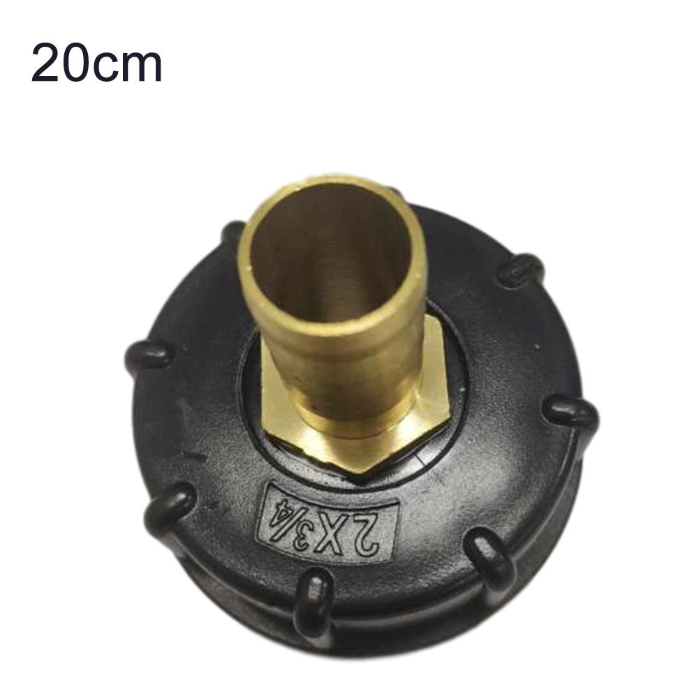 1Pc IBC Tank Adapter Tote Tank Reducer Connector Water Tank Fitting Standard connector Hose Faucet Valve Fittings S60*6: 20mm