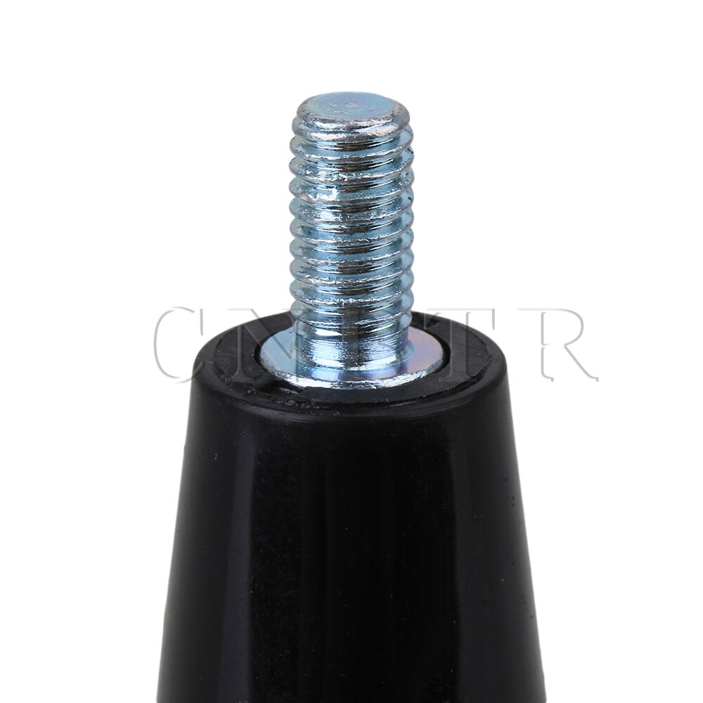 CNBTR 2pcs 7mm Hex Socket Head to 6mm Male Thread Revolving Handle Grip Black Cover