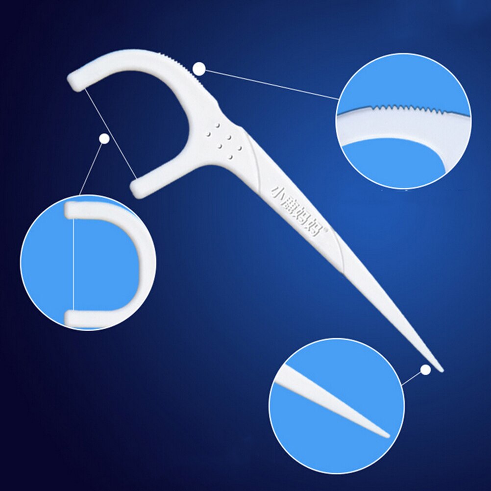 50 stuks/partij tandenstoker flosser mondfloss tandenstoker tandenstokers interdentale borstel tanden schoon tandzijde stok