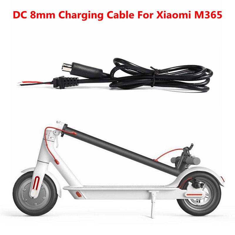 Cable de carga para patinete eléctrico Xiaomi M365 Pro, línea de salida de cargador, 42V, 2A, 3A, 4A, CC de 8mm