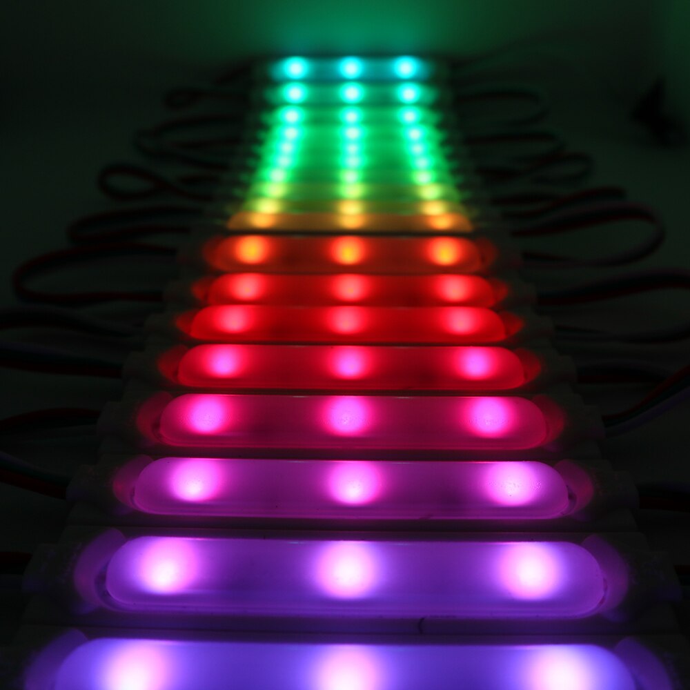 12V WS2811 Led Modules 5050 Rgb Droom Kleur Pixel Led Strip IP65 Waterdicht Voor Reclame Brief Led Teken Backlight 20 Stks/partij