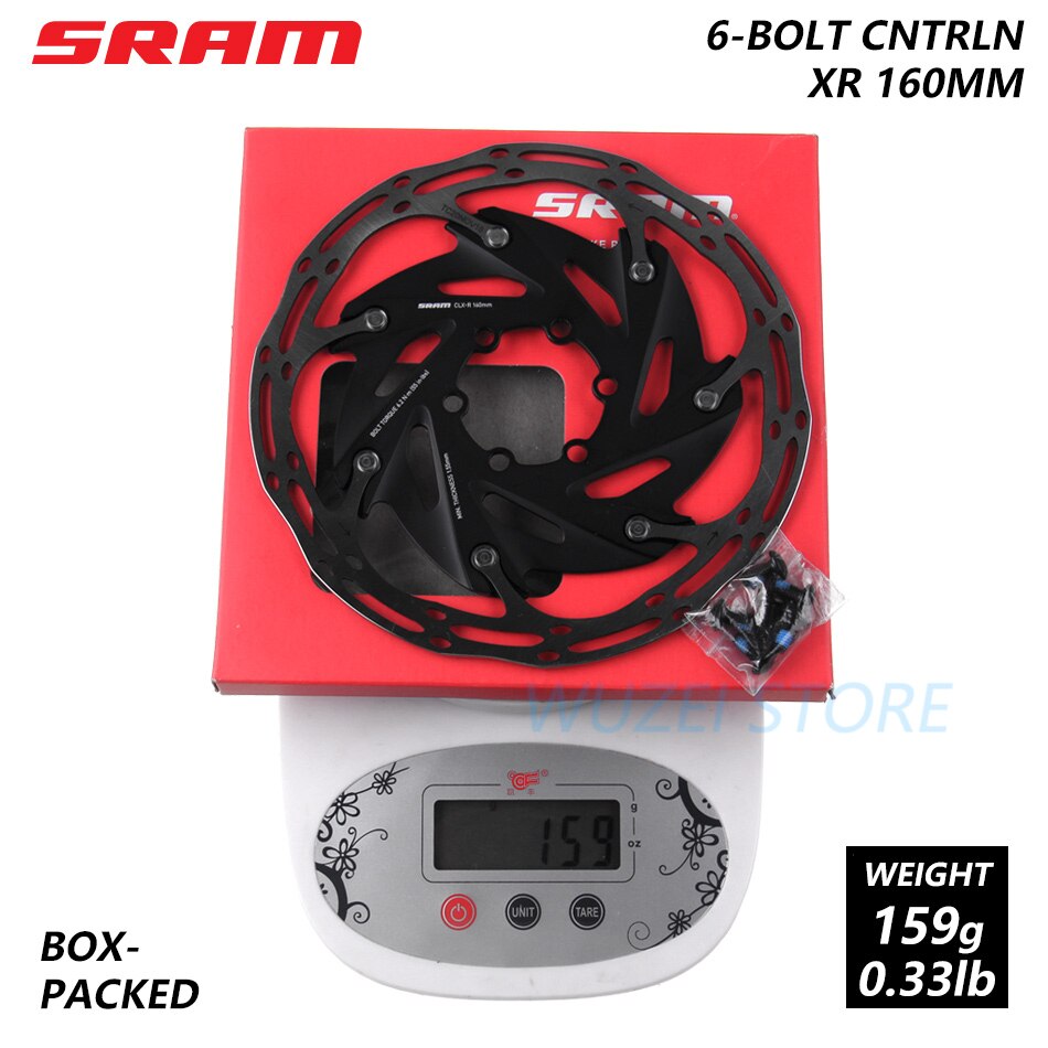 SRAM AVID-disco de freno central G3, 160/180/203mm, HS1, 6 tornillos, rotor, CNTRLN XR, rotores de disco de bloqueo central, 1 unidad