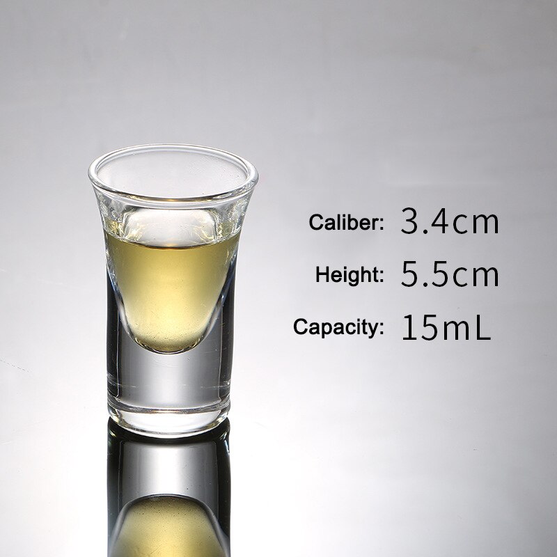 Heavy Base Shots Glass Chineses Style Drinking Tool Bar and Party Glass Tumblers UD88: Small Bullet Cup