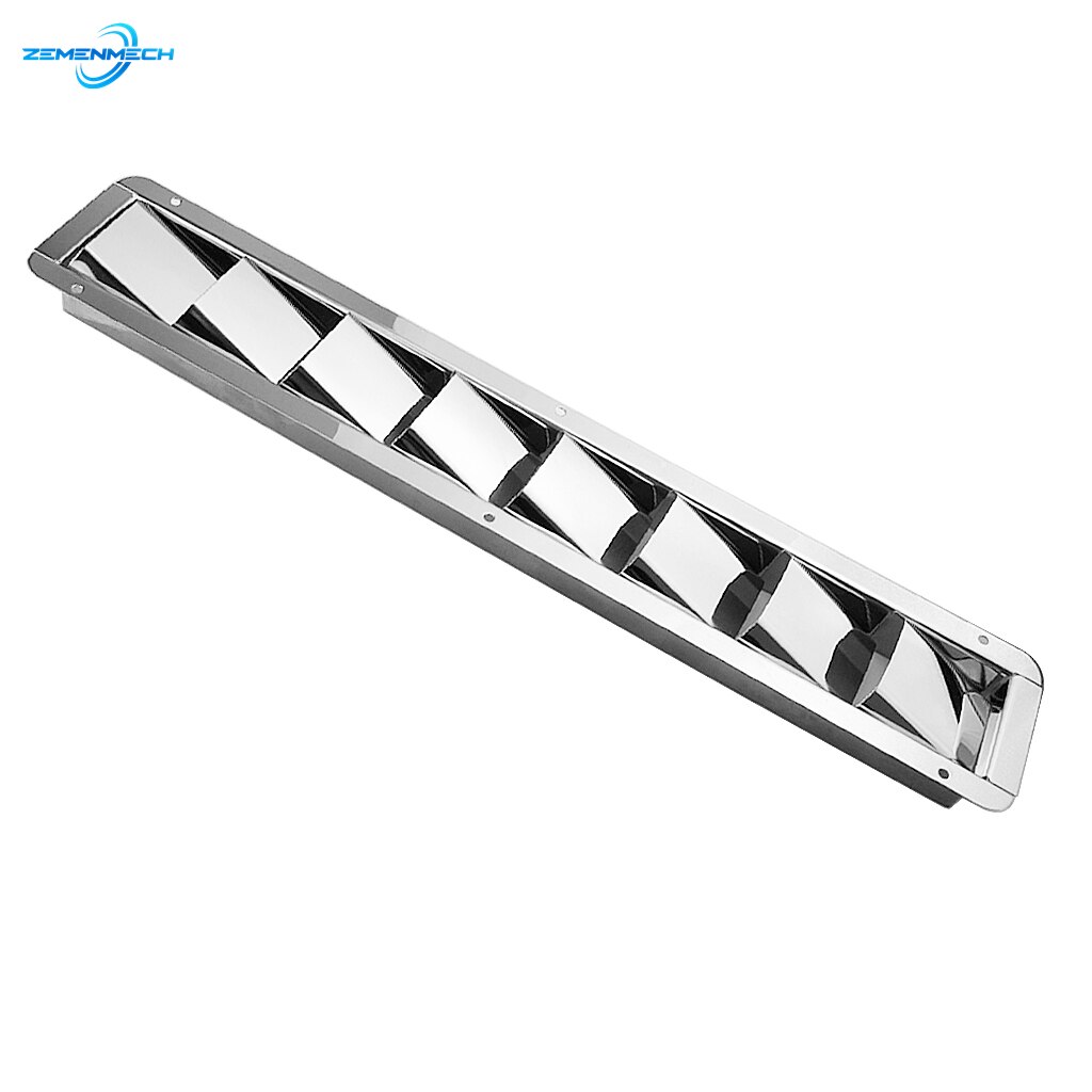 Marine Hardware 8 Slots Stainless Steel 304 Boat Marine Air Louver Vent Grille Ventilation Louvered Ventilator Grill Cover House