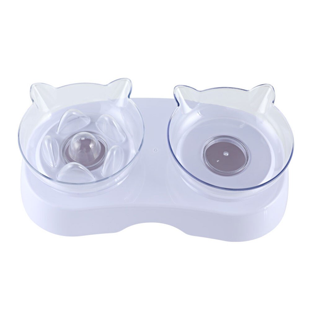 Kantelbare kattenbak, hondenvoerbak, draaibare, verstelbare waterplaat voor huisdieren, voerbak voor huisdieren, nekbescherming, voerbak voor honden, voerbak voor huisdieren: Type 2