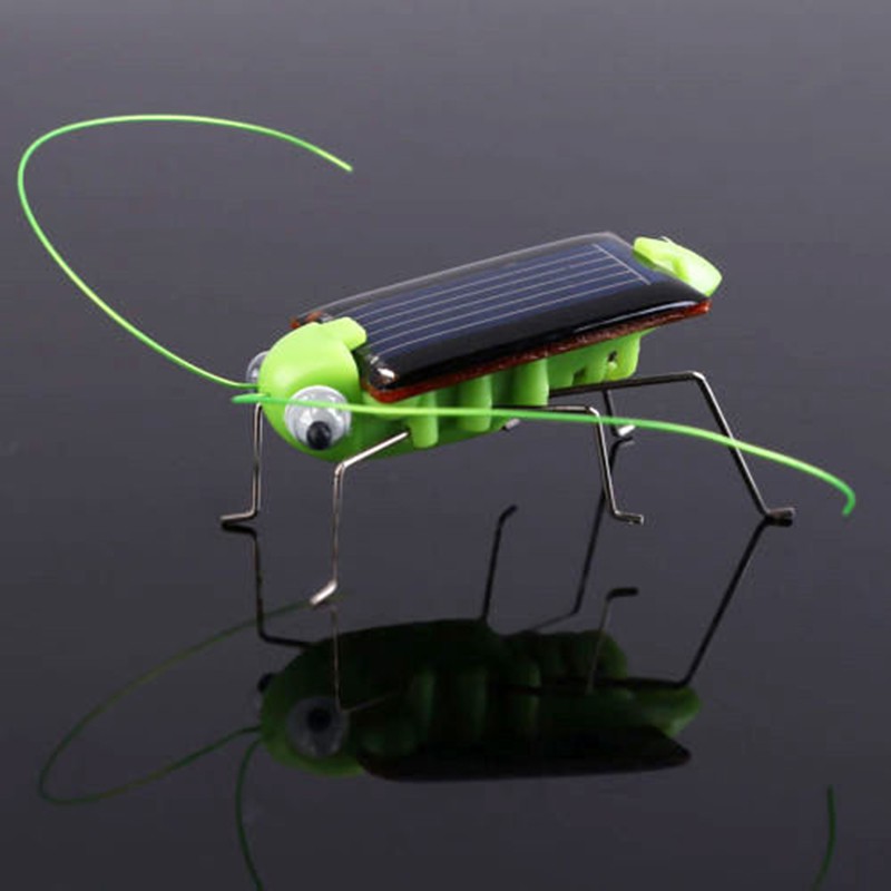 1Pcs Zonne-energie Auto Robot Spider Insect Kakkerlak Sprinkhaan Puzzel Speelgoed