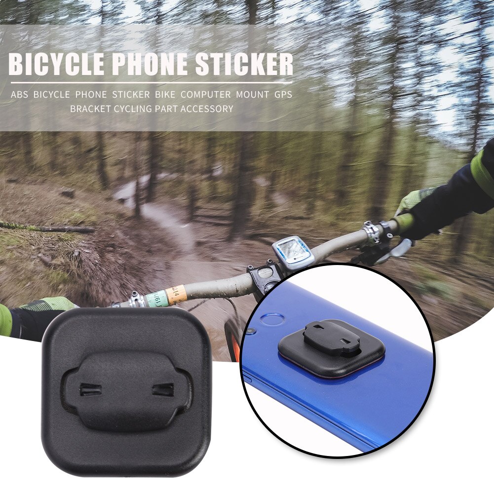 Fiets Telefoon Sticker Bike Computer Mount Gps Beugel Voor Bryton Zwart