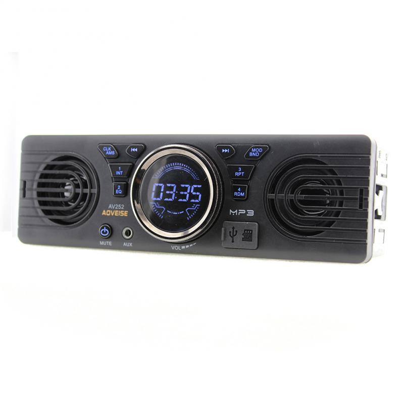 Digital Car MP3/USB/SD Music Player Stereo Hi-Fi In-dash Bluetooth Double Speaker LCD Display FM Radio