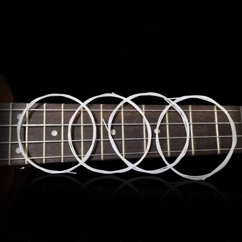 Juego de 5-1 cuerdas de ukelele de nailon Hawaii, cuatro cuerdas para guitarra 1.a-4a cuerdas, 4 unidades/juego, accesorios para instrumentos musicales de guitarra clásica