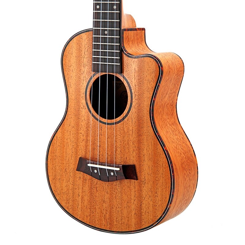 26 Inch Ukulele Set 19 Fret Tenor Mahogany Wood Ukulele Hawaii 4 String Mini Guitar Guitarra Rosewood Fingerboard Metal Pegs