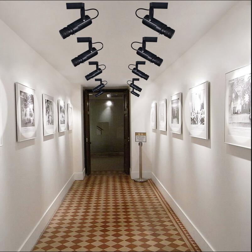 1 stücke Kolben strahler Hintergrund FÜHRTE Spur licht Lampe KTV Bar Restaurant Cafe Museum Zoomen licht beleuchtung 3W 7W 10W 15W 20W 85-265V