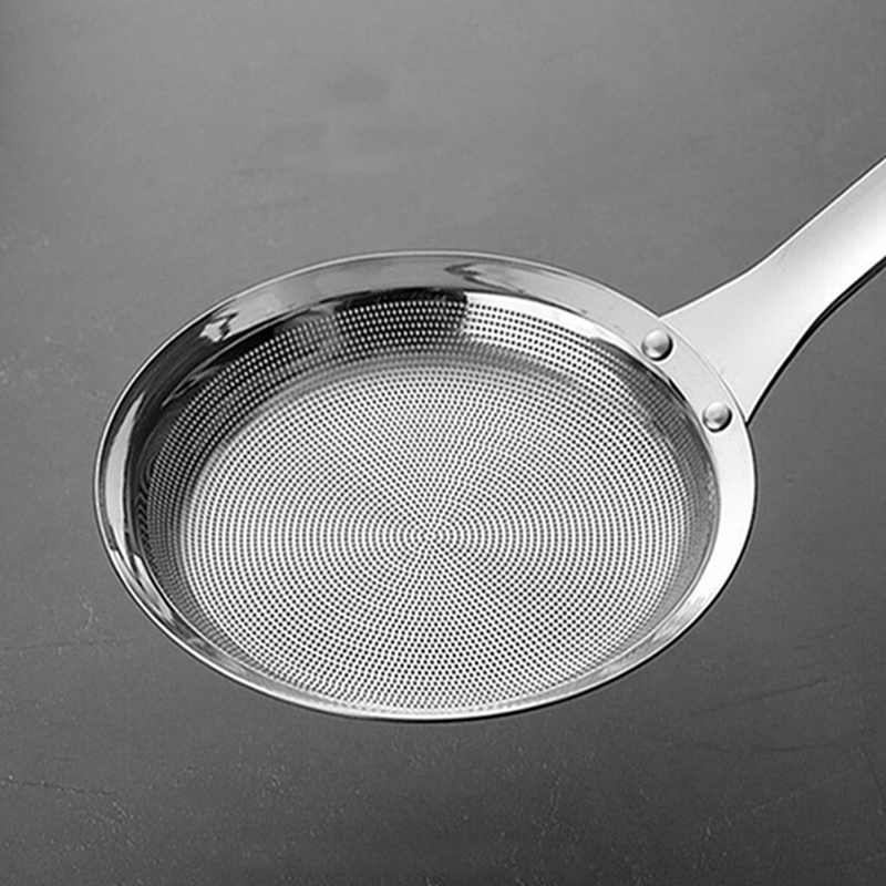 Stainless Steel Mesh Skimmer Vegetable Residue Oil Mesh Colander Strainer Soup Pot Small Colander Kitchen Tools Utensil