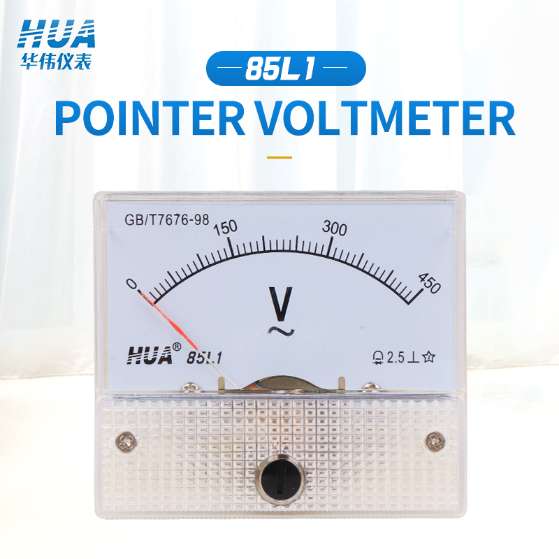 Analog Volt Meter Gauge AC Voltmeter Voltage Meter 85L1 Panel Analog Voltmeter 5V10V15V20V30V50V100V250V300V500V Voltage Tester