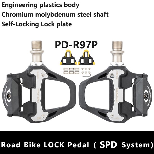 PROMEDN Road Bike Bicycle Self-Locking Pedals 260g Ultralight nylon 2 Sealed Bearing Pedal For SHIMANO SPD-SL system Bike Part: Default Title