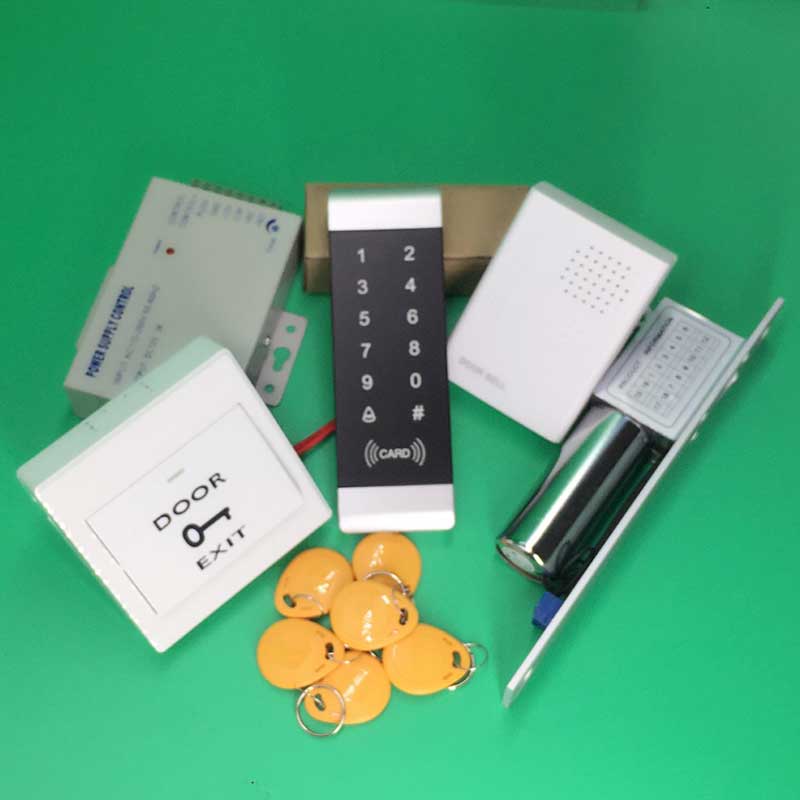 FRID Access Control Kit Electric Lock + Touch Keypad Door Security For Security System