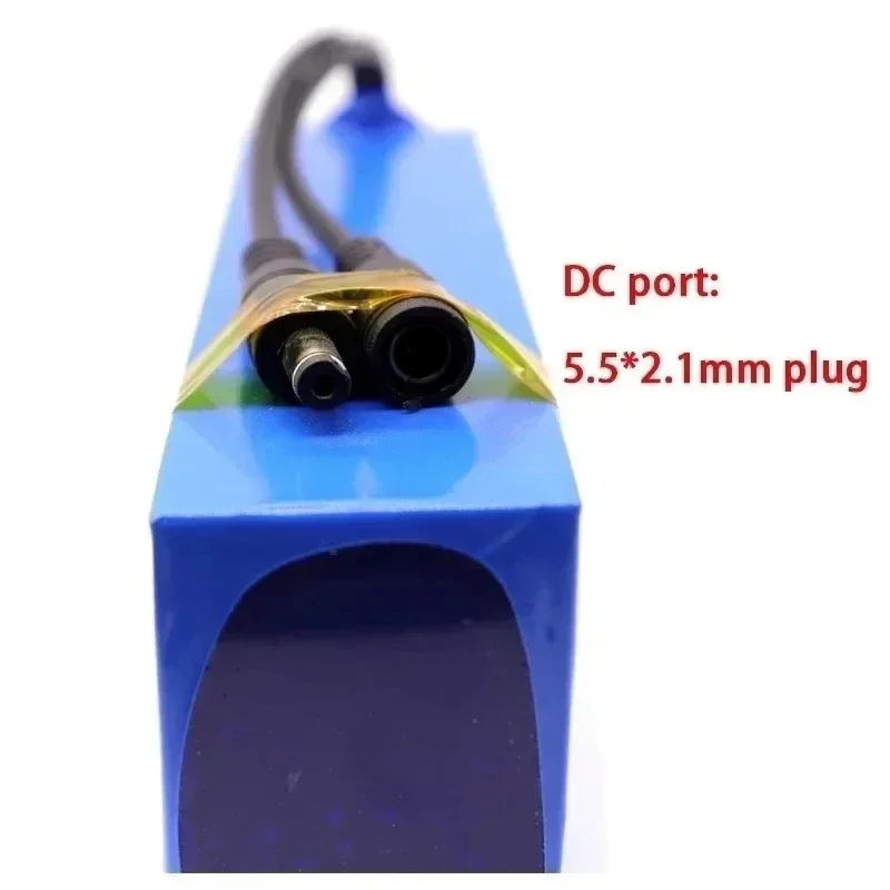 Akumulator litowo-polimerowy 12V 30000mAh z funkcją ochrony przed przeładowaniem, Super akumulator litowo-jonowy 12V robić wielokrotnego ładowania, zapasowy pakiet akumulatorów 12V