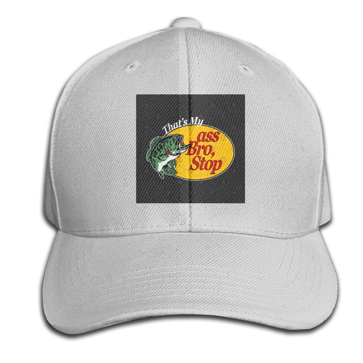 Dat Is Mijn Kont Bro Stop-Vissen Customiz Interessante Dj Humor Pure Comfortabele Interessante Cap Hoed: Gray