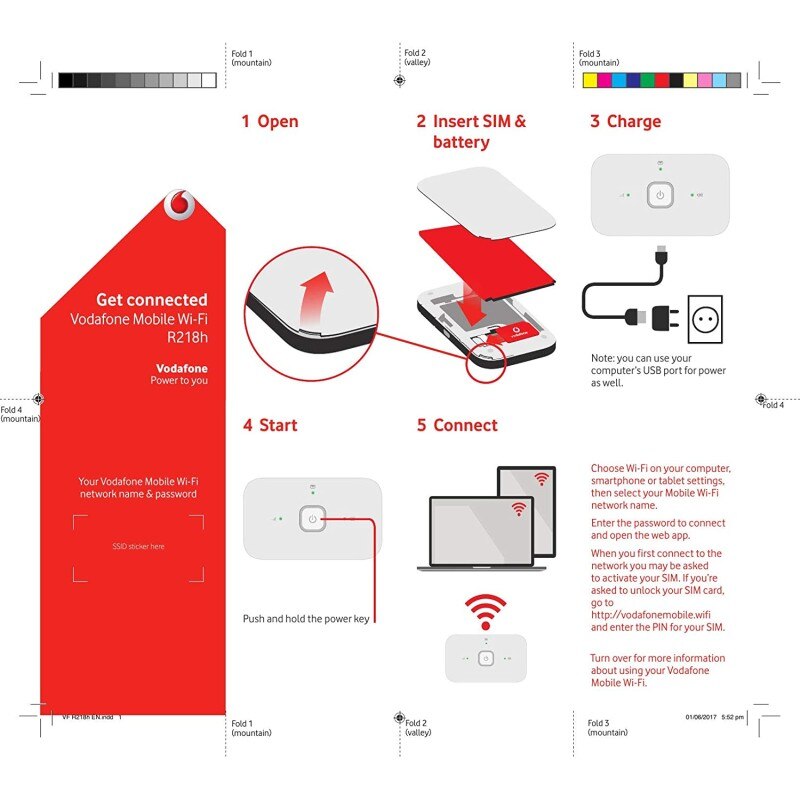 Huawei Vodafone R218 R218H 4G Lte Cat.4 Mobiele Wifi Hotspot Router Ondersteuning B1/B3/B7/B8/B20