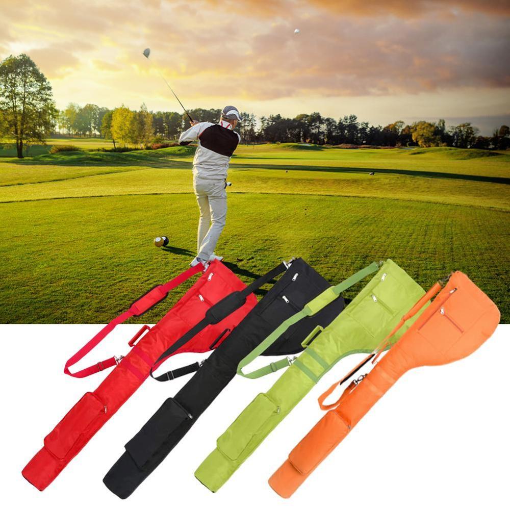 Golf practice bag, Golf clubs bag, nylon environmental protection material half set of golf bag