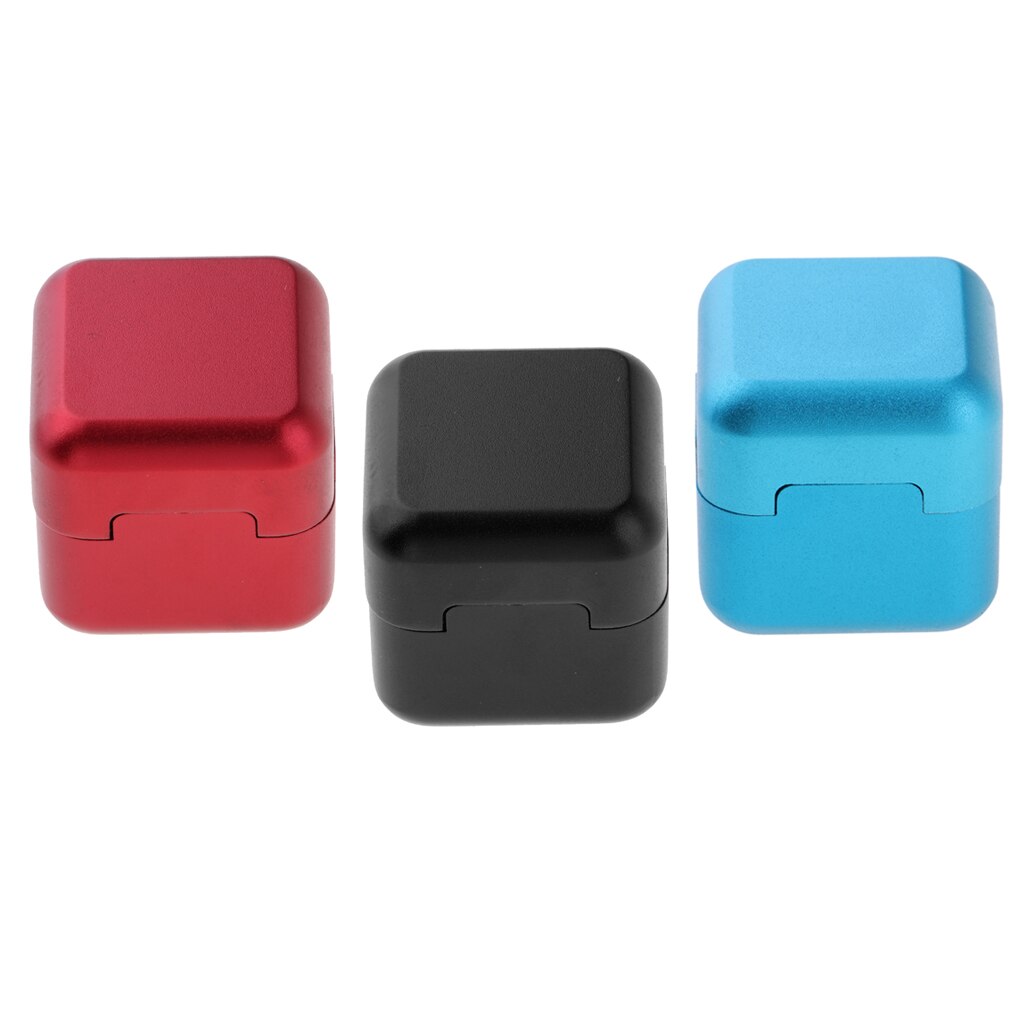 Aluminum Billiards Pool Cue Chalk Holder Snooker Stick Tip Chalk Case
