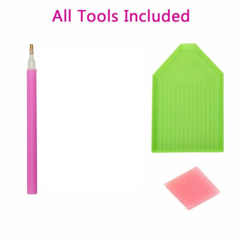 Mysterious Purple Eye 5D Diy Diamond Painting Embroidery Cross Stitch Kit 40x30cm