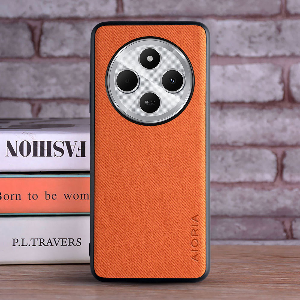 Étui pour Xiaomi Redmi 13C 14C 12C 10C 9C Poco C65 C75 C55 5G coque luxe textile cuir couverture de téléphone funda pour redmi 13c étui