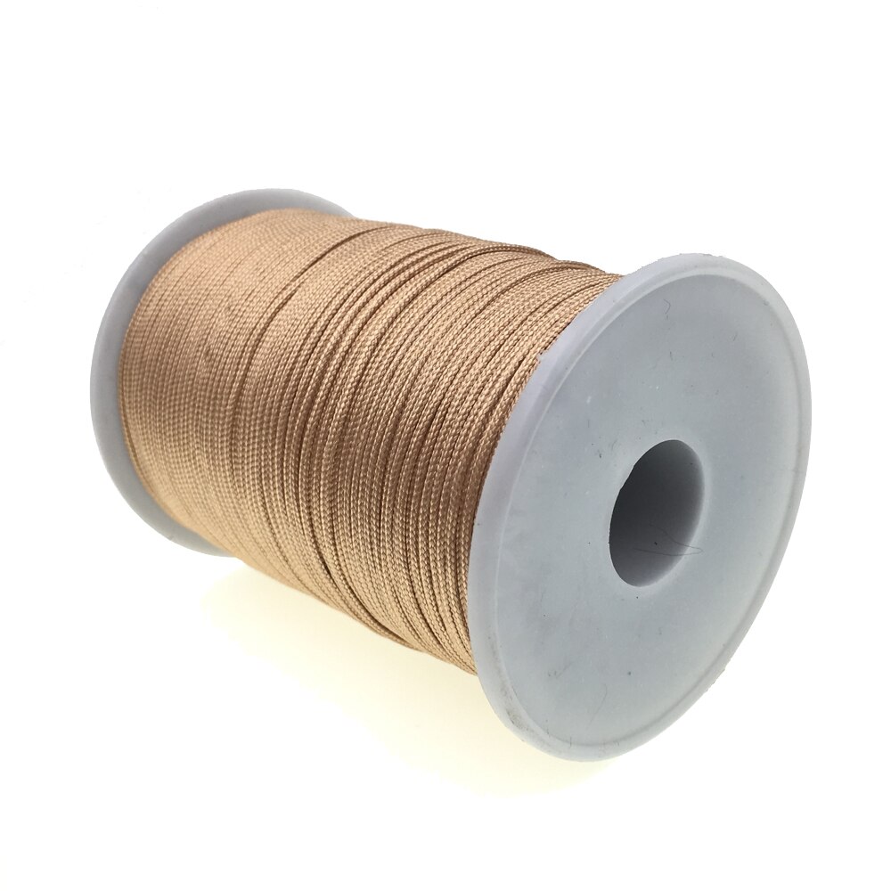 YOUGLE 180 mètres 1 brin 150LB 1.5mm Paracord Parachute cordon lanière tente ligne de pêche Camping randonnée en plein air: Cream.