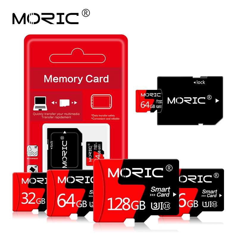 Nyaste micro sd-kort 64gb klass 10 8gb 16gb 32gb 128gb micro sd-minneskort mini tf-kort cartao de memoria med gratis adapter