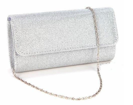 KEENICI Frauen Satin Strass Abend Kupplung Tasche Damen Tag Kupplung Geldbörse Kette Handtasche Hochzeit Tasche Schulter Taschen Bolsos: Silber